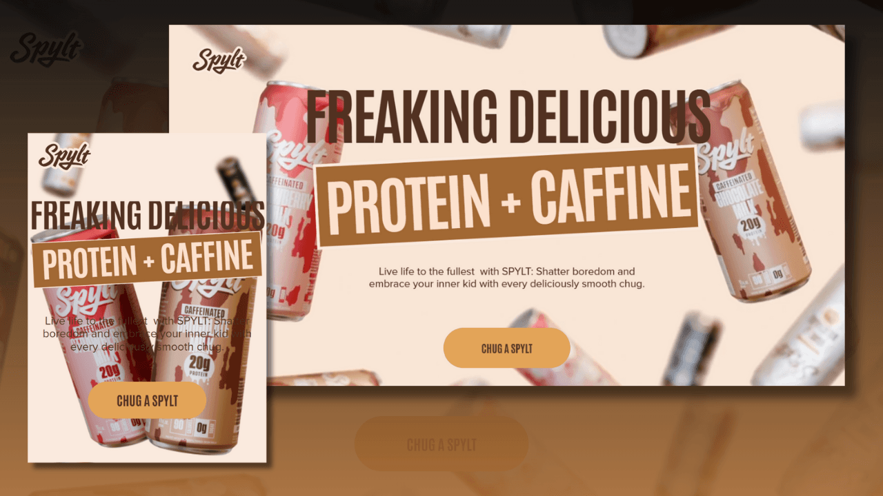 Spylt 3D Landing Page